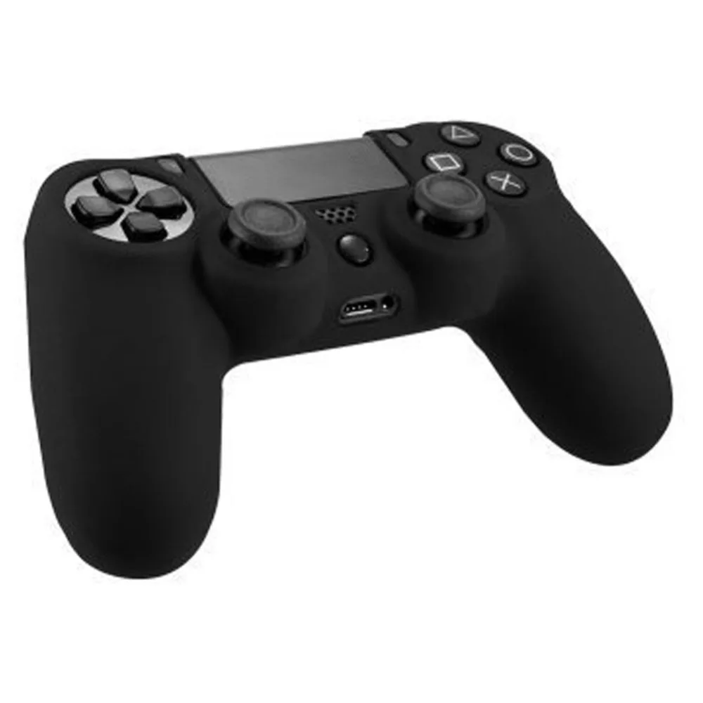 Için PS4/ince kumanda muhafazası silikon yumuşak esnek jel kauçuk Shell kılıf kapak Sony Playstation 4 oyun denetleyicisi aksesuar