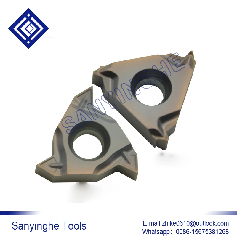10 Cái/lô YBG205 RT16.01W-AG55PB Cnc Carbide Cùng Đường Chỉ May Chèn, Biến Dạng