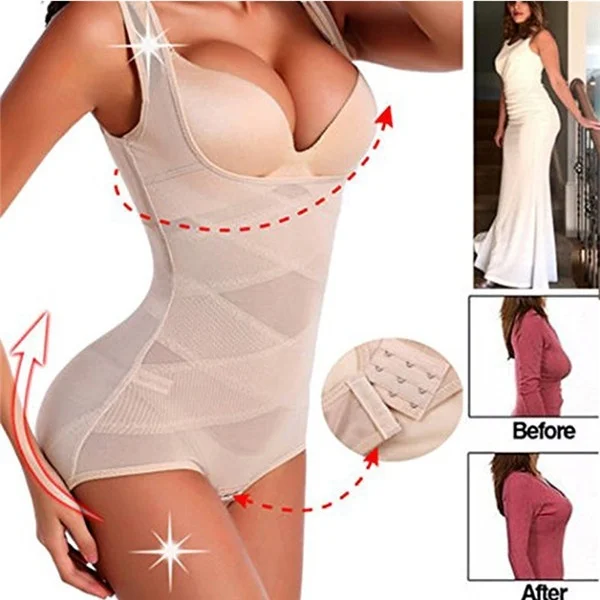 Body adelgazante de talla grande para mujer, pantalones moldeadores, entrenador de cintura, moldeador de cuerpo, Fajas Colombianas, elevador de