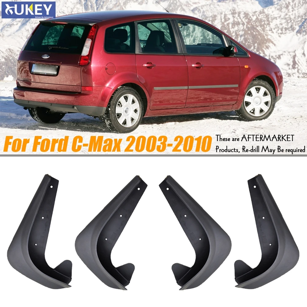 4pcs Front Rear Mud Flaps Mudflaps Splash Guards Mudguards For Ford C-Max Focus Grand 2003 - 2010 2004 2005 2006 2007 2008 2009