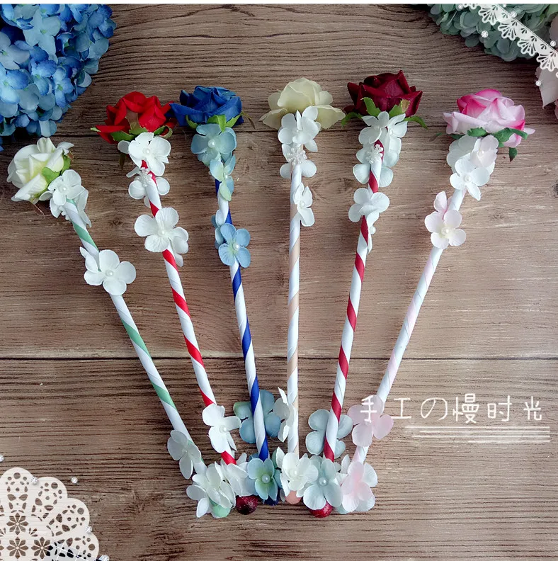 

Lolita the original hand for diy Japanese girl soft sister photo stick staff manual scepter fairy wand