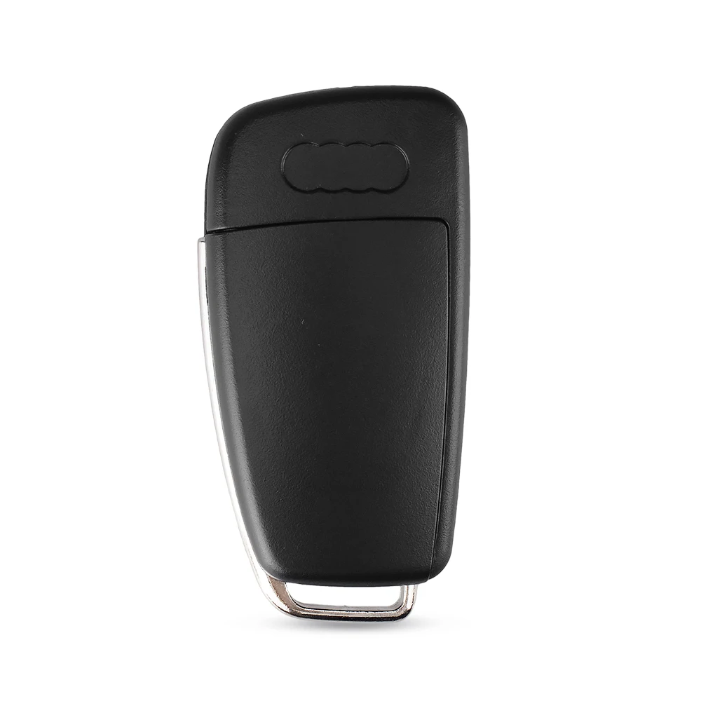 KEYYOU Replacement Folding Flip 3 Button Remote Car Key Shell Cover Fob For Audi Q7 A3 A4 A6 A6L A8 TT 2008 2009 Key Fob Case