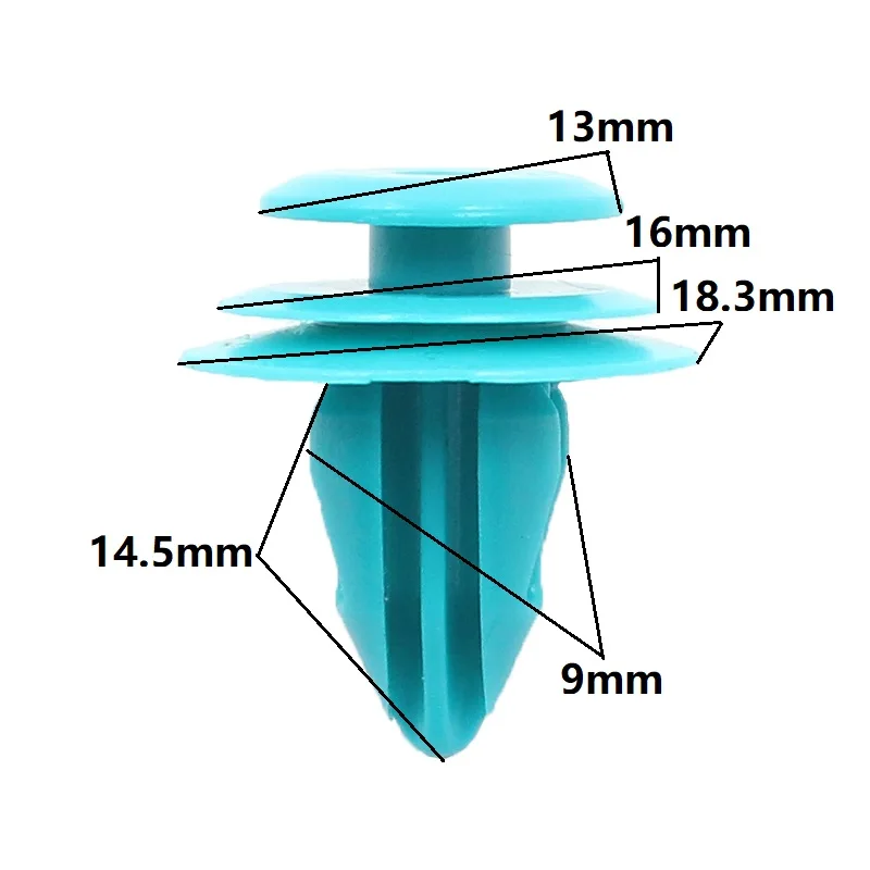 KE LI MI POM Qualità 9 millimetri dispositivo di Rete Fissa Universale Rivetto di Fissaggio Per Auto Door Trim Panel Pinze per VW Toyota Honda BMW Nissan Car interior