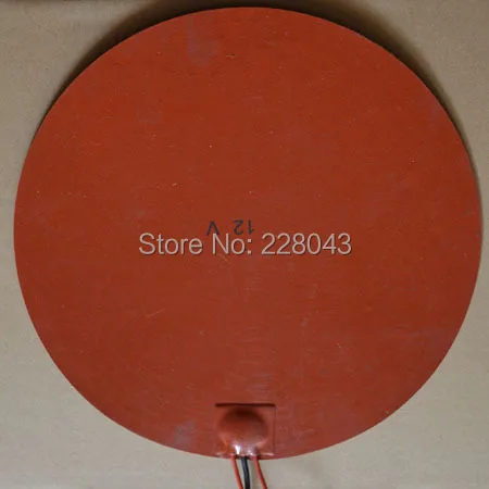 

180mm Round Silicone Rubber Heater Pad