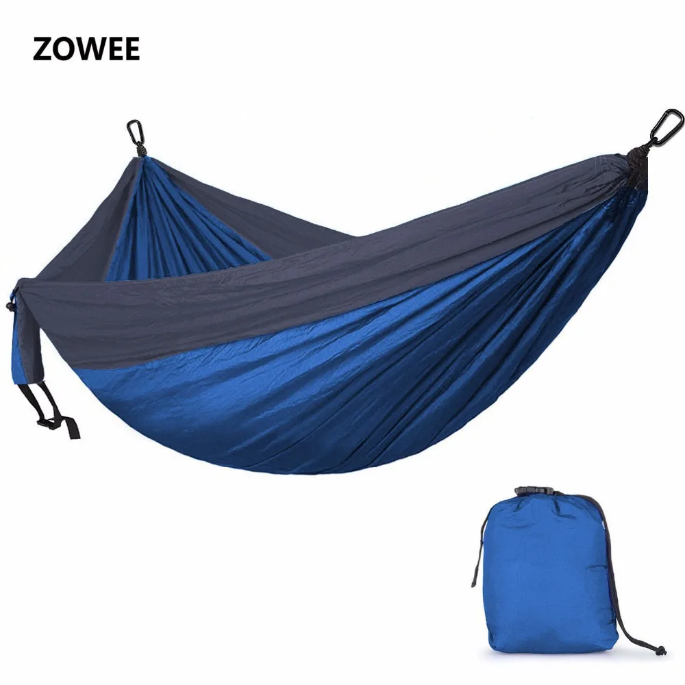 

118in x 79in Parachute Hammock Camping Survival Garden Hunting Leisure Hamac Travel Double Person Hamak Ramac