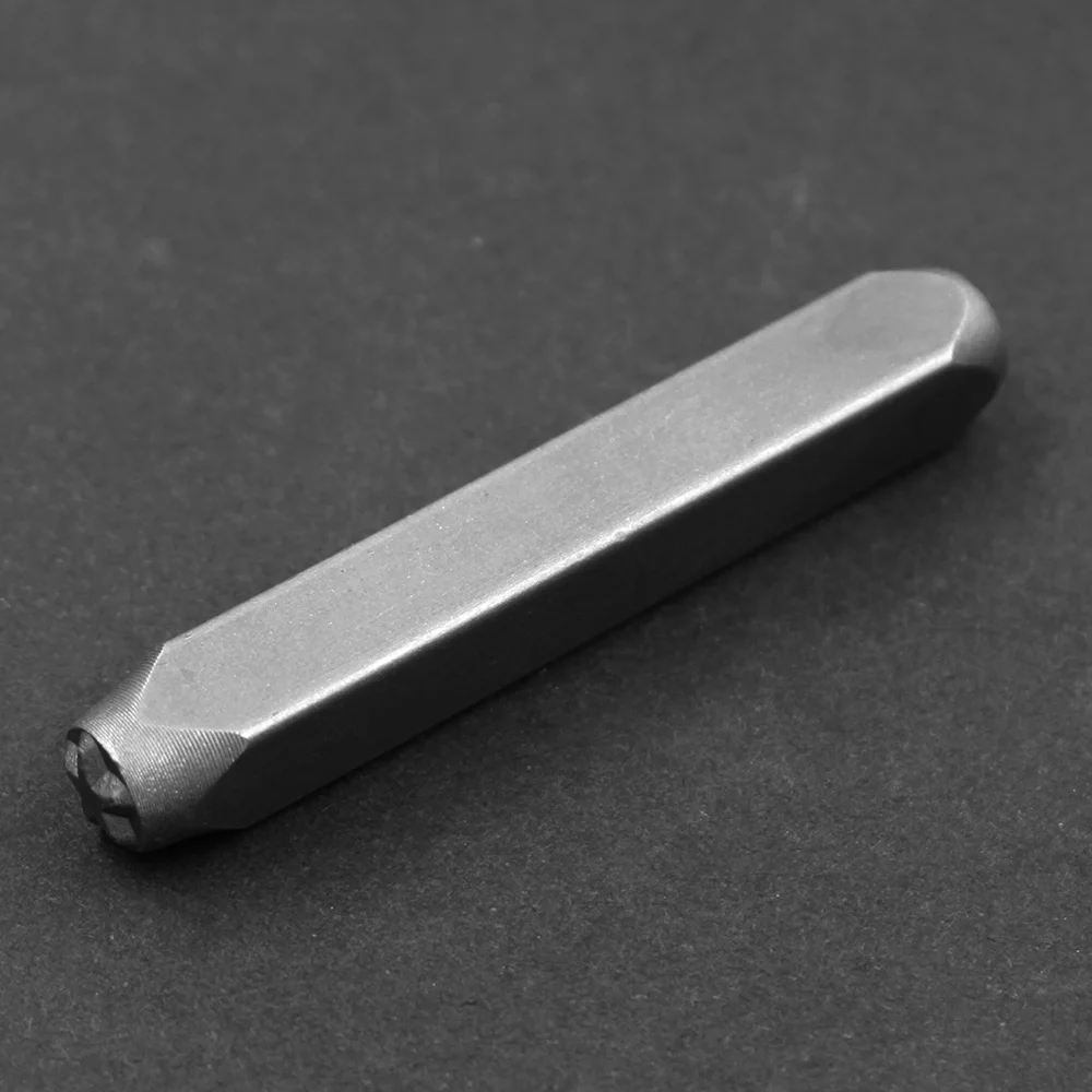 Leather Craft 5mm Star Symbols Steel Stamp Letters Steel Sord Metal Leather Stamp Jewelry Stamps Leather Stamping Tools