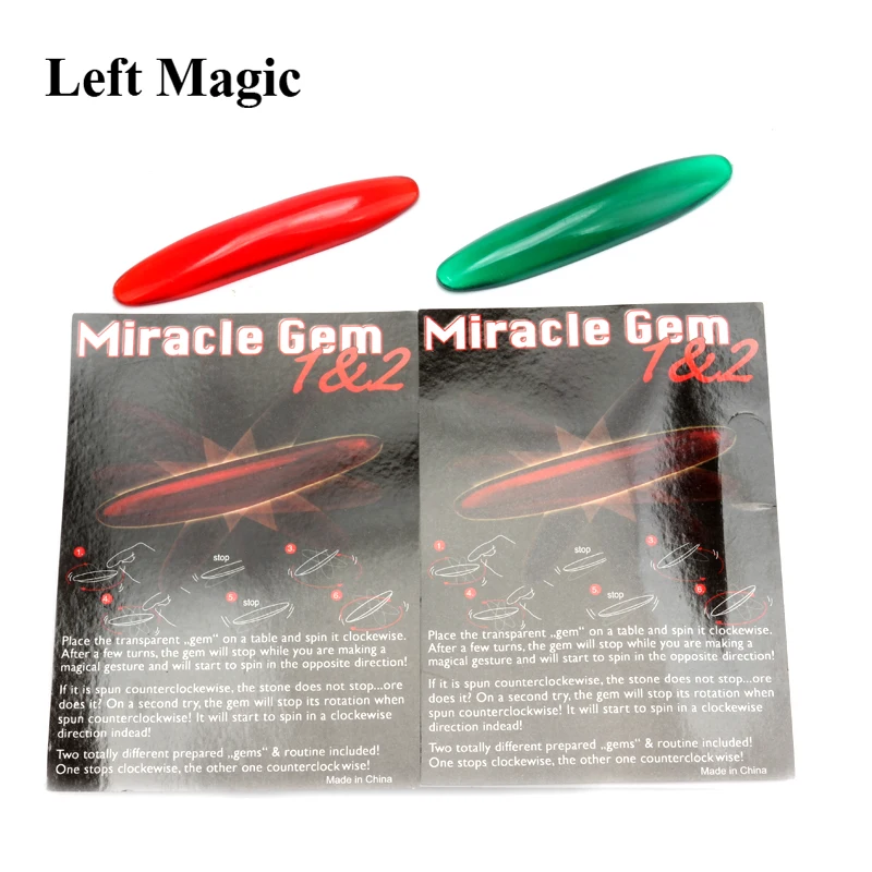 1pcs New Arrival Artistic Rattleback Magic Chembongo Philosophocal Toy Hand-size Plastic toys close up street magic tricks