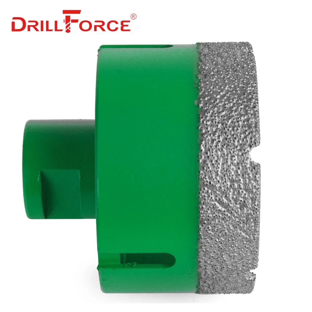 Drillforce 4 pezzi seghe a tazza diamantate Set 35/40/50/68mm M14 durevole Carborundum ceramica M14 nucleo trapano