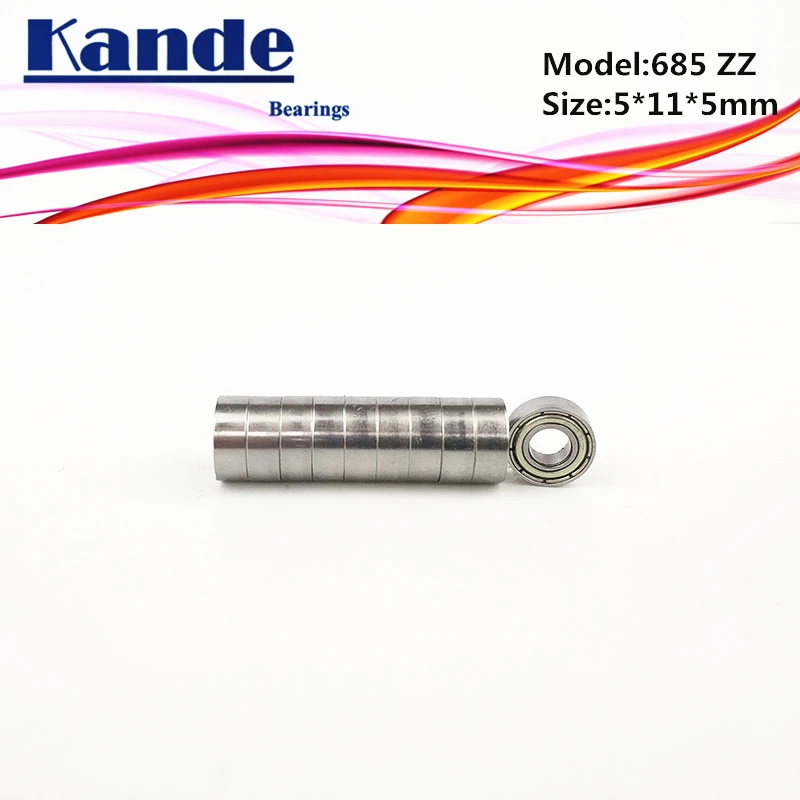 Kande Bearings  685 ZZ ABEC-1 685-2Z  ABEC-3 685ZZ   ABEC-5 685ZZ Miniautre Ball Bearing 5x11x5mm 685