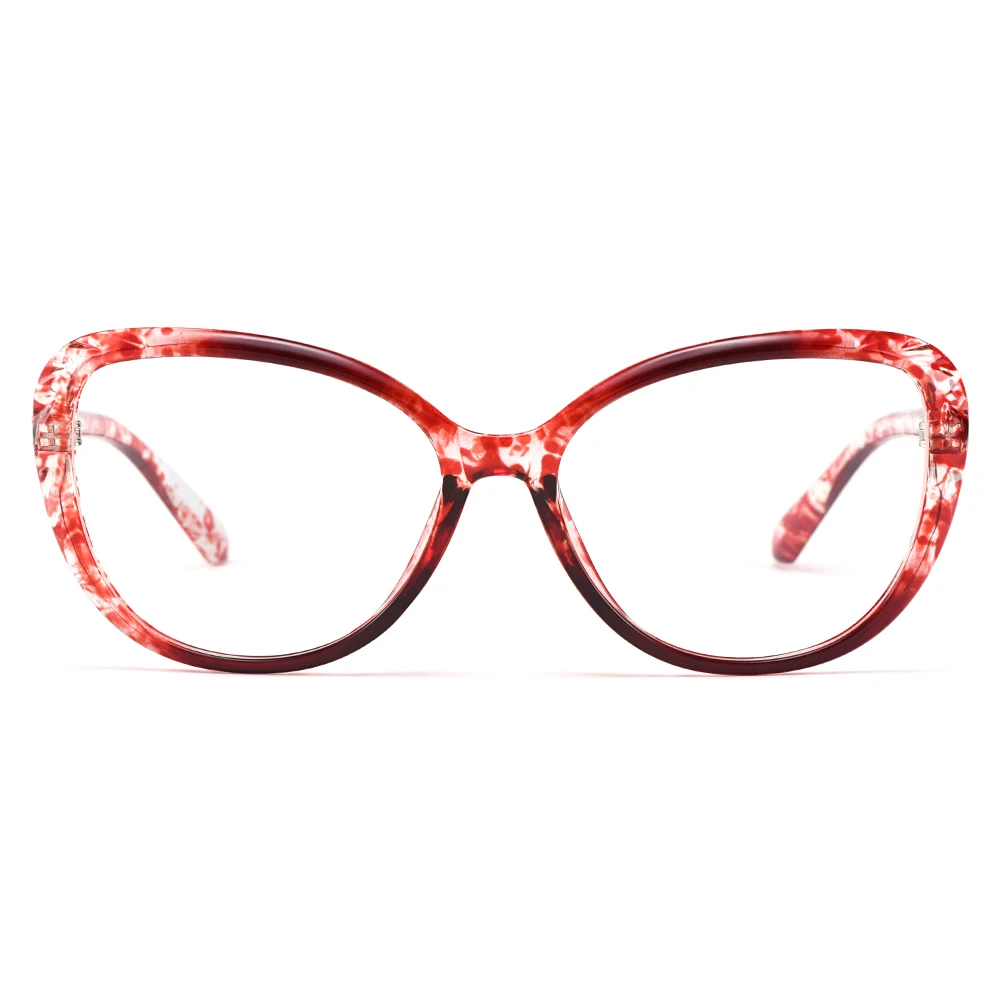 Gmei Optical Urltra-Light TR90 Big Frame Cat Eye Style Women Full Rim Optical Glasses Frames Female Plastic Myopia Eyewear M1772