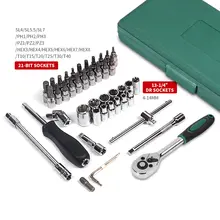 46-piece Car Repair Tool Set 1/4 Inch #2