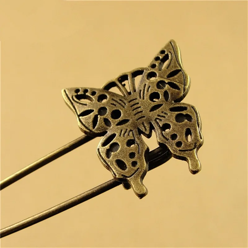 DoreenBeads 5cm long Safety Pins Vintage Fashion Pin Brooch Animal Flower Wing Shape Ornaments for Scarf Sweather Coat Hat Bags