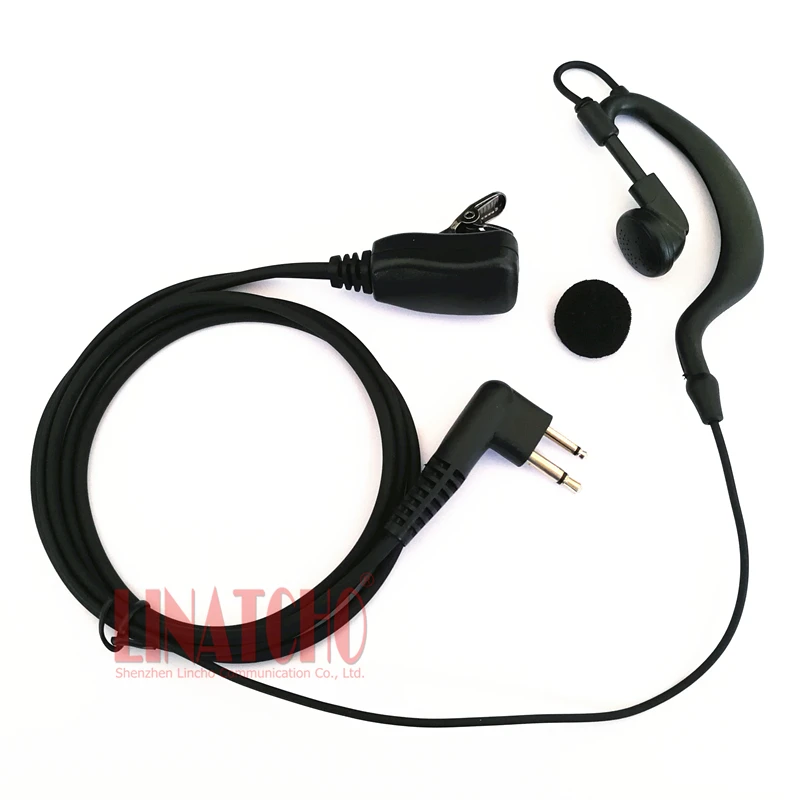 GP2000 GP308 GP68 GP88S durable PTT button ham radio walkie talkie earphone earhook M-type