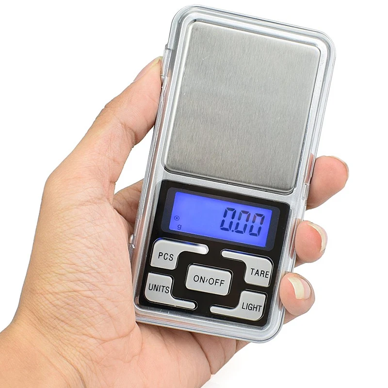 Mini Electronic Digital Scale,Jewelry Gram Weight Scale,200g/500g x 0.01g Pocket Scales For Kitchen Accessories LCD Display Tool