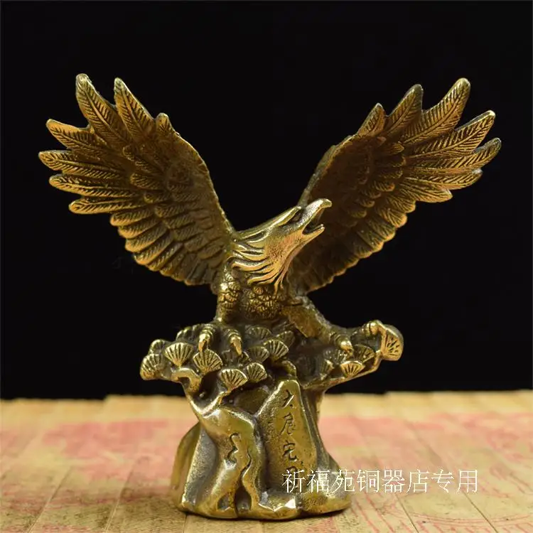 decoration art craft The Eagle Eagle copper ornaments small solid copper crafts, solid brass Eagle Eagle realize the ambition of