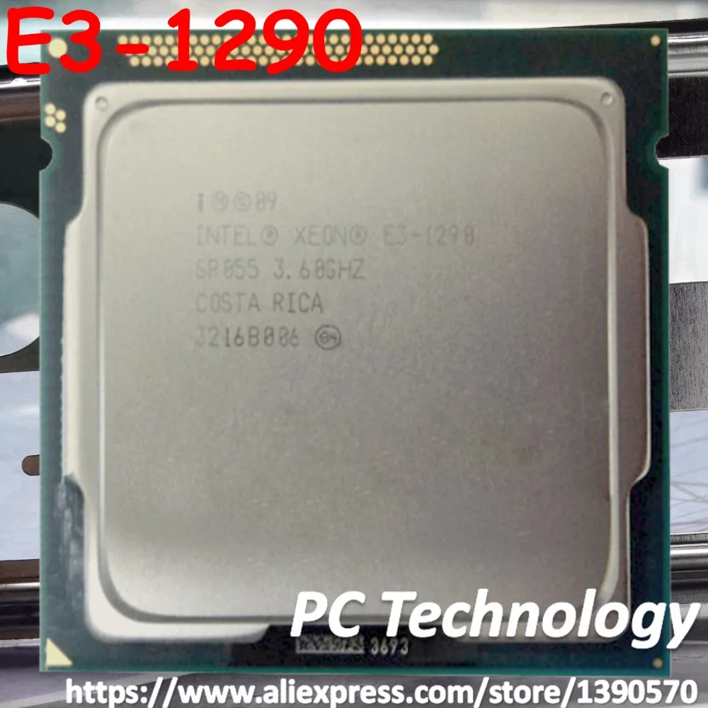 Imagem -01 - Processador Intel Quad-core e3 3.60 Cpu Xeon Original de 1290 Ghz 8m Soquete 1155