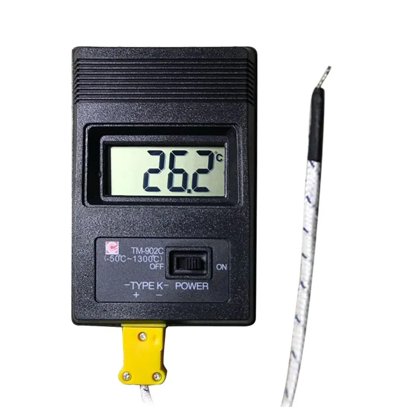 TM-902C (-50C to 1300C) Temperature Meter TM902C Digital K Type Thermometer Sensor  + Thermocouple Probe detector