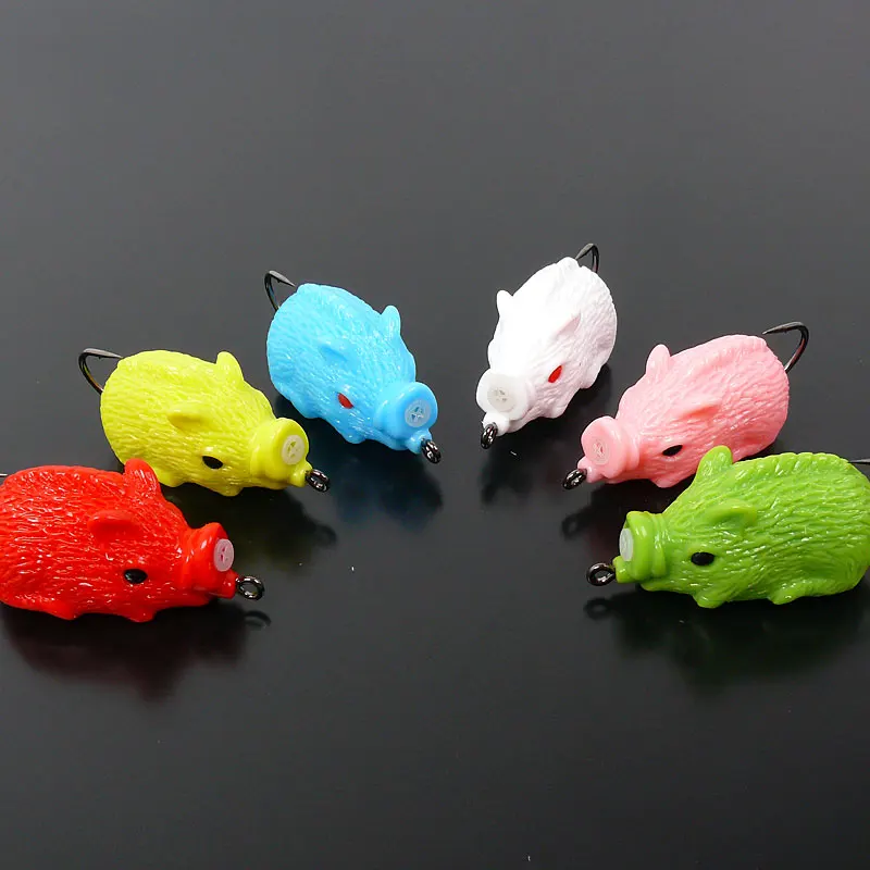 Fish Hunter Fishing Lure Croak Frogs F&H Noisy Lures No Need Modify Snakehad Bait Froggy Noisy