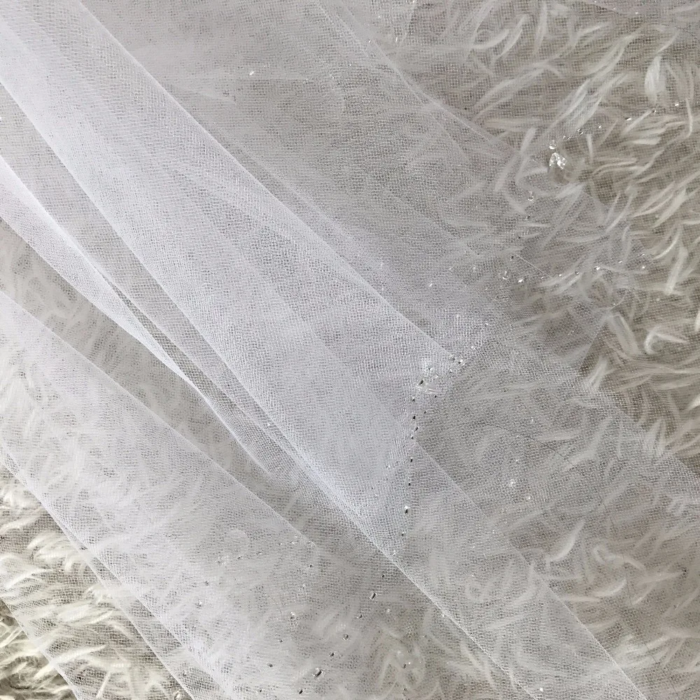 Short Beaded Edge Wedding Veil, 2 camadas, frete grátis