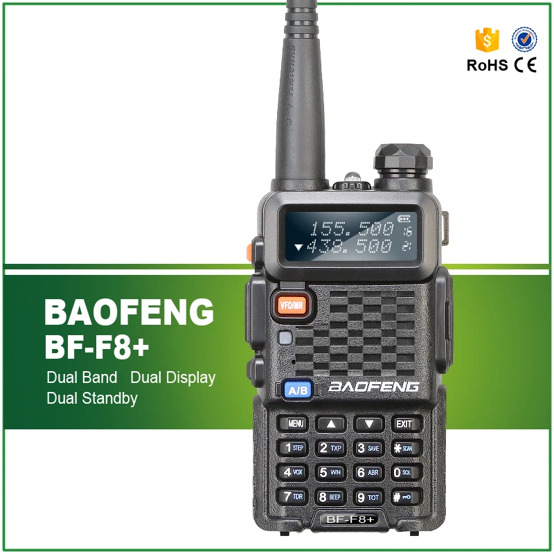 

BAOFENG BF-F8 + 5 Вт двухсторонняя рация VHF/UHF Двухдиапазонная портативная рация