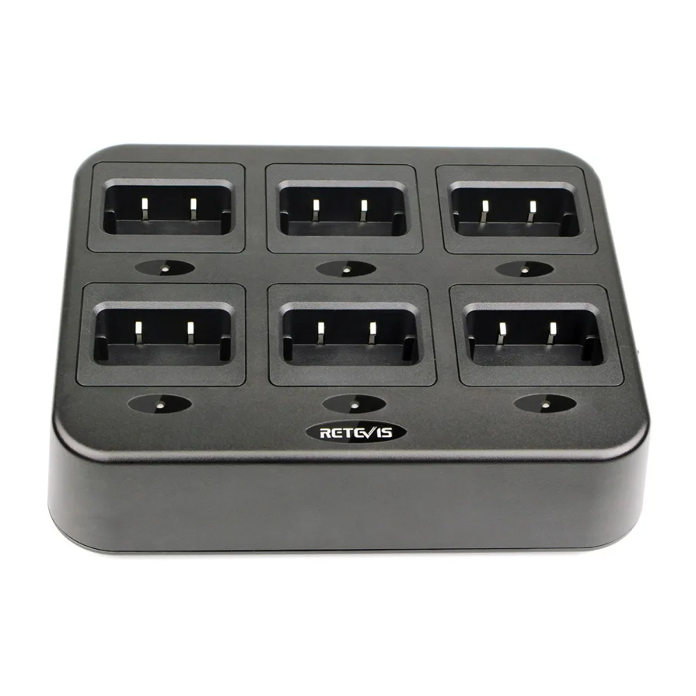 High Efficiency Retevis RTC27 Six-Way Charger Multiple Safety Protection for Retevis RT27/RT27V Walkie Talkie C9059D