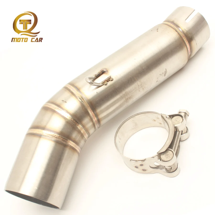 

Motorcycle Exhaust Adapter 51MM Slip on Link Pipe Escape Mid Tube Clamp Connector for Honda CBR500 CBR500R CBR500X 2012-2015