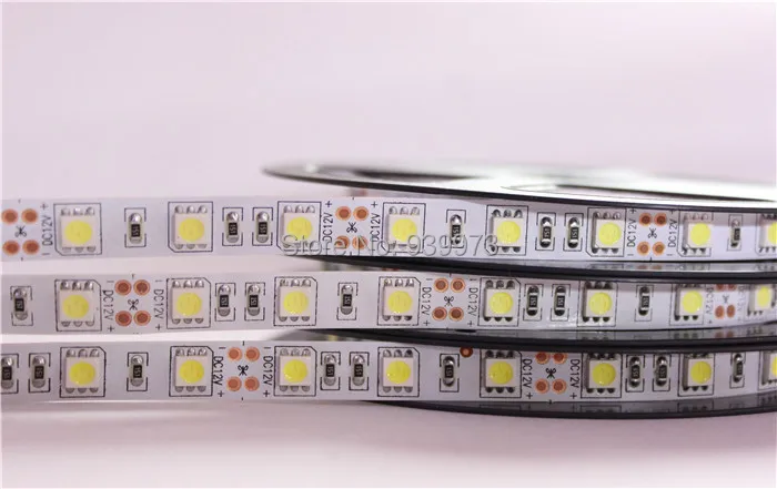 Taśma LED 5050 SMD 12V elastyczne światło 60 led/m, 5m 300LED, biały, biały ciepły, niebieski, zielony, czerwony, żółty