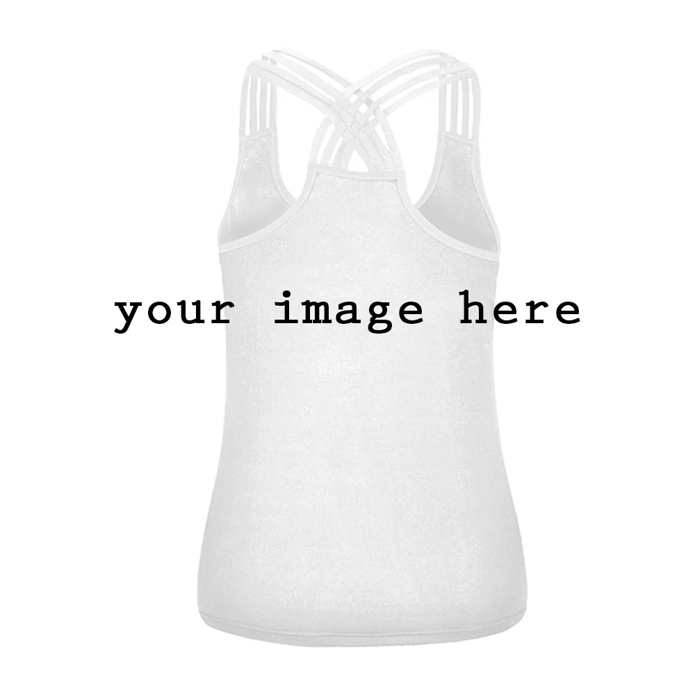 NADANBAO DIY customize Tank Tops women 3D Digital 1MOQ sporting Fitness Top for woman