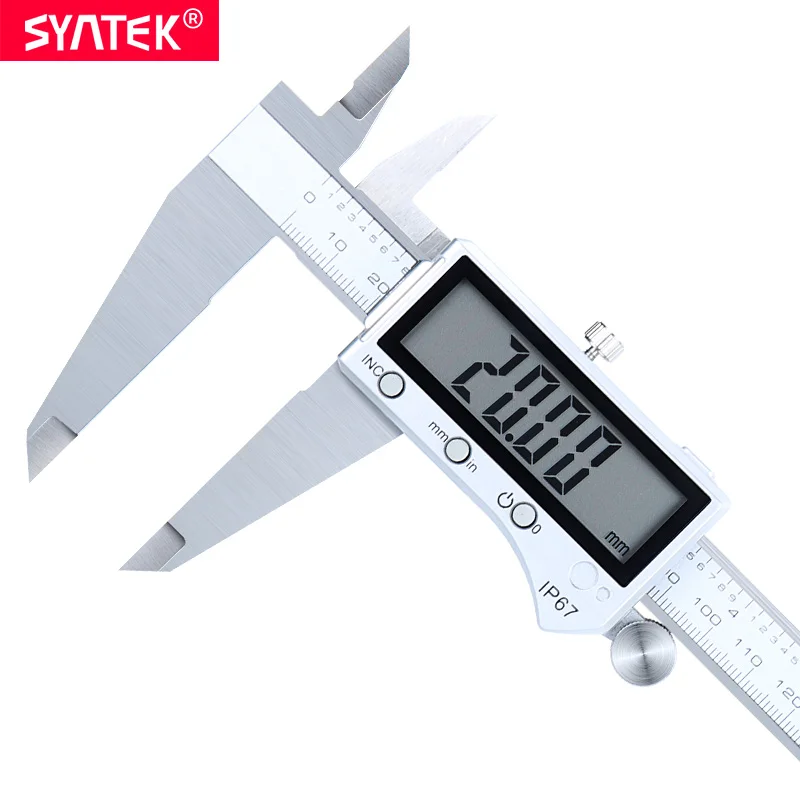 Syntek Caliper IP67 Waterproof Bluetooth Digital Accurate Stainless Steel Vernier Calipers 150 200 300mm 6 8 12inch CE SGS