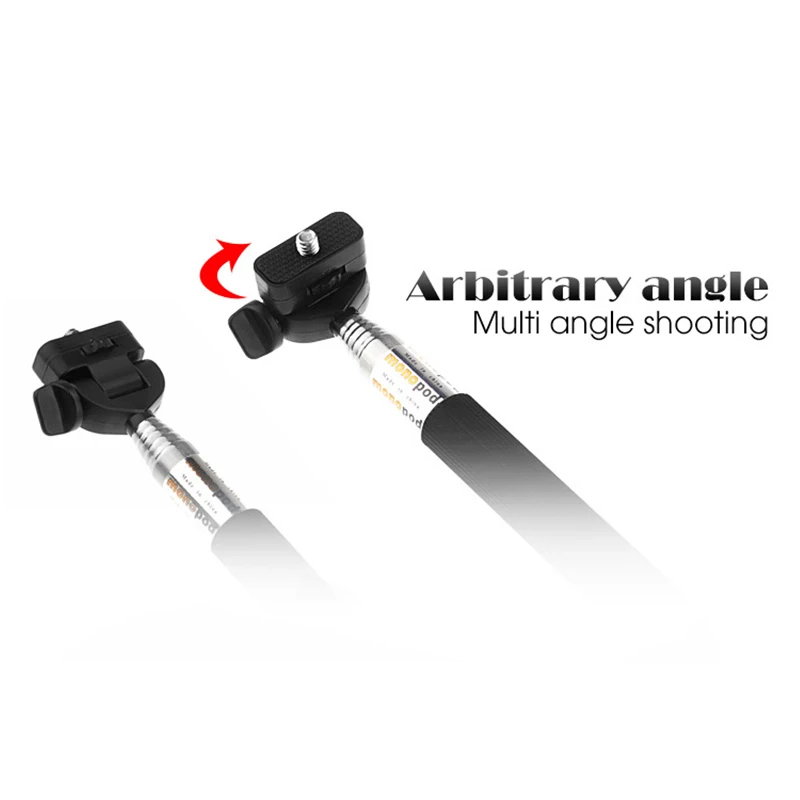 Monopié para Videocámara portátil de mano con temporizador para cámara de deporte y vídeo Cámara de Acción Helmetcam