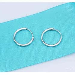 925 sterling silver small hoop earrings Man earrings huggie earrings earings fashion jewelry ear rings Earrings circle