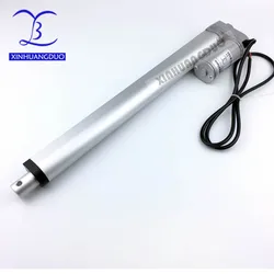 12V 24V 600mm/24inch stroke 60N-900N /198LBS micro linear actuator electric linear actuator TV lift DC motor