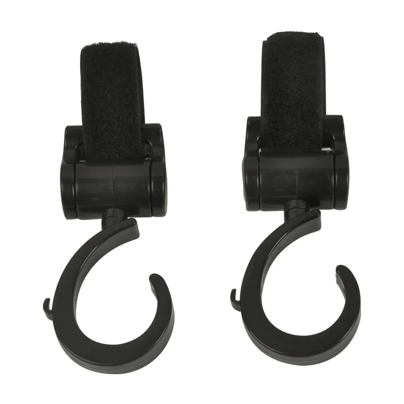 2pcs/Lot Baby Stroller Hook Bag Handle Grab Prams Car Accessories Hooks Rotate 360 Bugaboo Stroller Hange Hook Multifunction