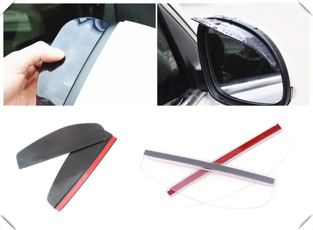 2pcs car rearview mirror rain eyebrow aid accessories for Mercedes Benz W203 W210 W211 W204 A C E S CLS CLK CLA GLK