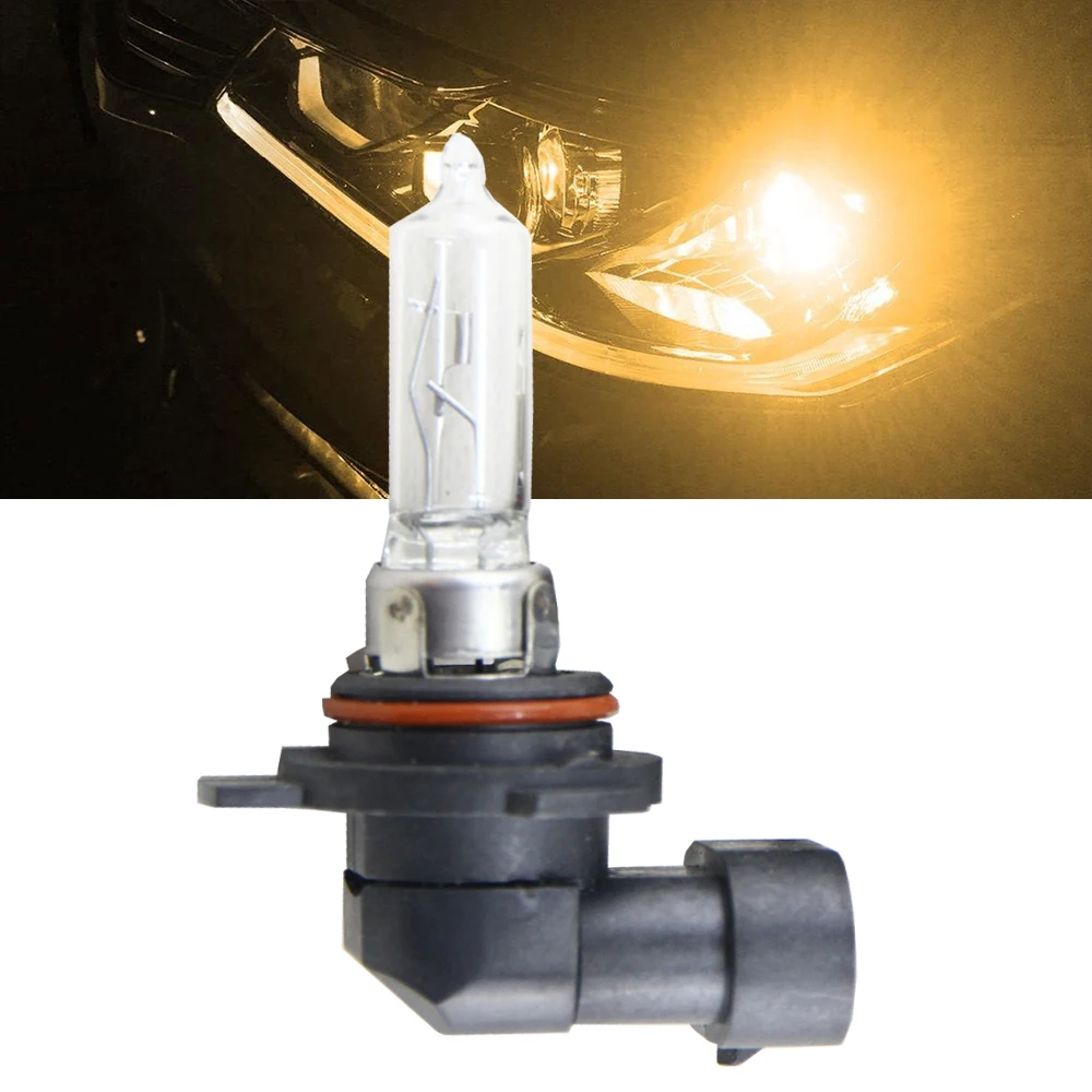 1PC Plug & Play Replace 9012 HIR2 Halogen Light Bulbs 55W 4300K Car Head Lights Bulb 9012 HIR2 PX22d Car Headlight Bulbs