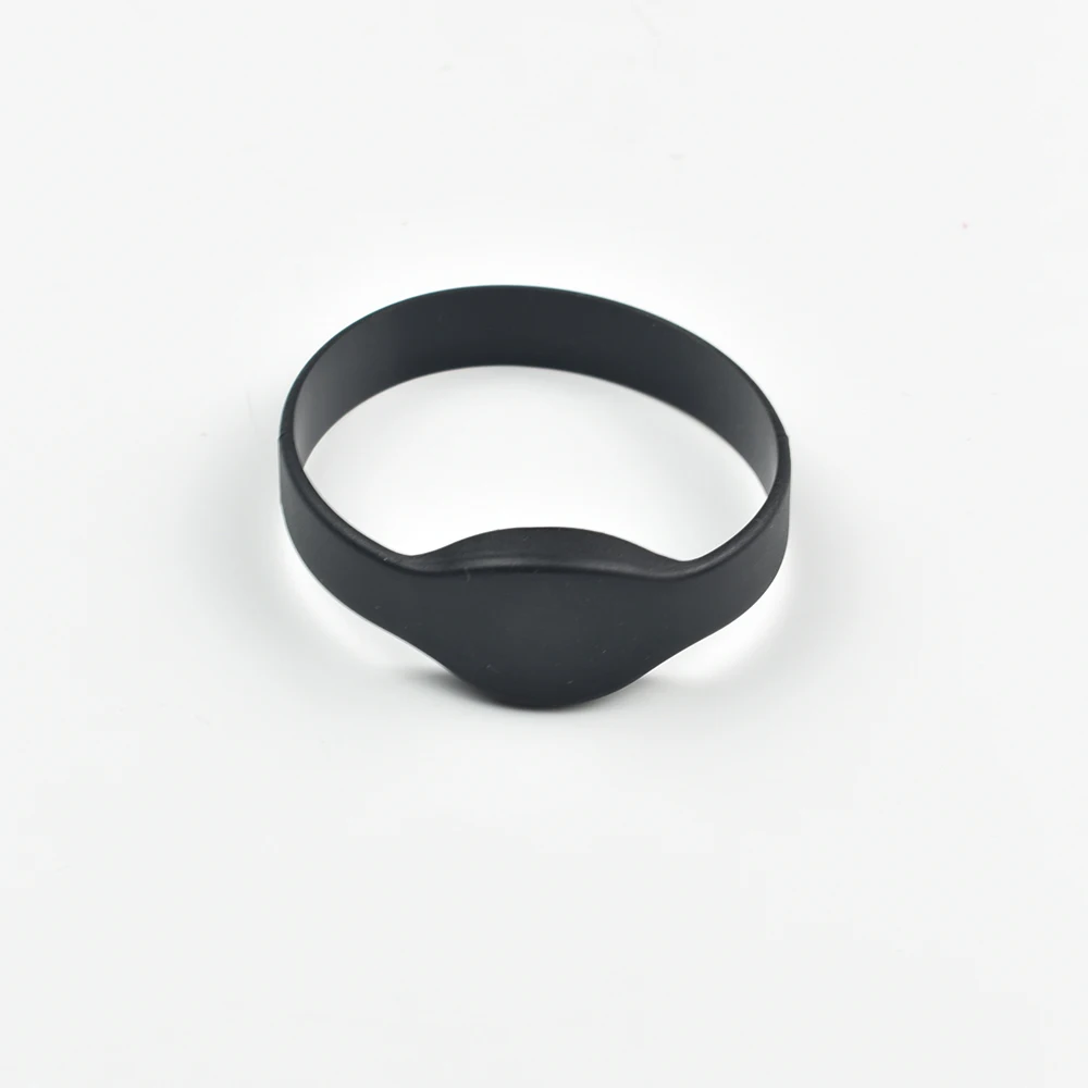 100Pcs/Lot 13.56Mhz NFC Smart 1K S50 Wristband Silicone Electronic Bracelets Wrist Band for Access Control