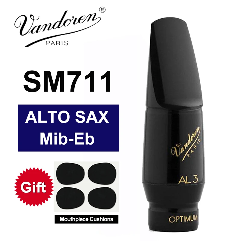 France Vandoren SM711 AL3 Optimum Series Alto Saxophone Mouthpiece / Alto Sax Mib-Eb Mouthpiece