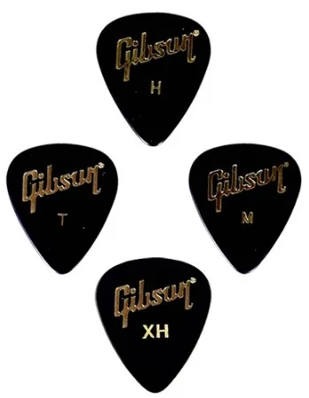 GibsonGuitar APRGG-74 Celluloid Stndard (Classic 351 shape) Guitar Pick, 4 Gauges Available, sell by 1 piece