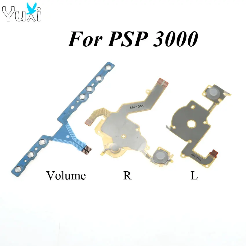 

YuXi Replacement Direction Cross Button Left Key Volume Right Keypad Flex Cable for PSP 3000 / PSP 3004 3001 3008 300X