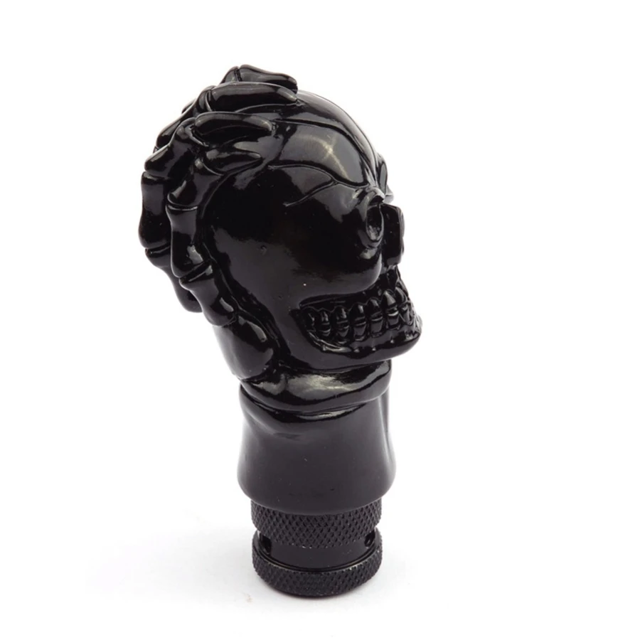 Universal ABS Skull Head Car Gear Shifter Knob Skull Shifter Lever Fit For Manual Transmission