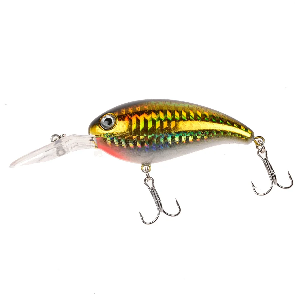 1pcs Crank Fishing Lure Artificial Hard Baits 10cm 15g Crankbait Jerkbait Wobbler Fishing Tackle Good Treble Hooks Tackle