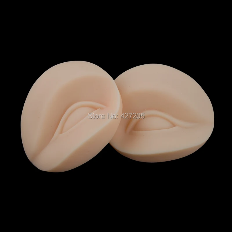 5 Set/lot 3D Permanent Makeup Practice Face Replacement Parts 2pcs Eyes + 1pcs Lip for Training Mannequin Head