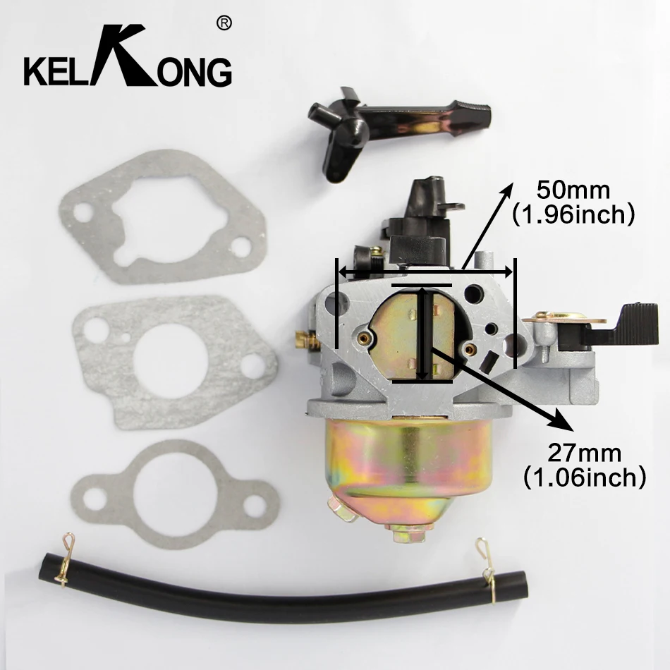 KELKONG Carburetor for 20mm HONDA GX240 GX270 Carburador Carb W/Gasket Replace 16100-ZE2-W71 1616100-ZH9-820 Lawn Mower Engine