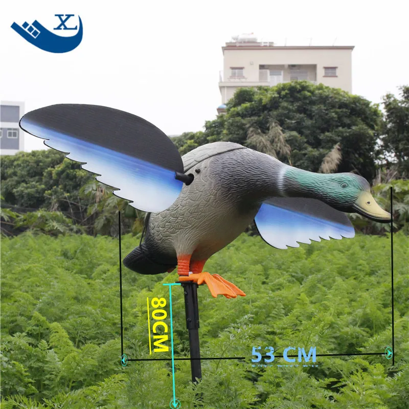 Plastic Duck Decoy for Hunting, Eco-Friendly, New, 6V, 12V Motor, In Stock