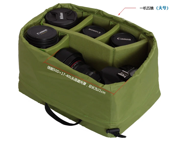 Camera Video Bag Case Waterproof Lens Storage Bag For d3100 d3200 d3300 d5100 d5200 d5300 d90 d7000 d7100 d300 d610 d700 d800 D4