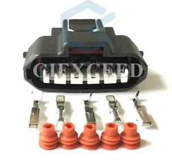 2 Sets 5-Pins Motorplug Vrouwelijke Kabelboom Contactdoos Ac Assemblage Ontsteking Luchtstroommeter Connector 90980-11317 Voor Toyota Jaguar