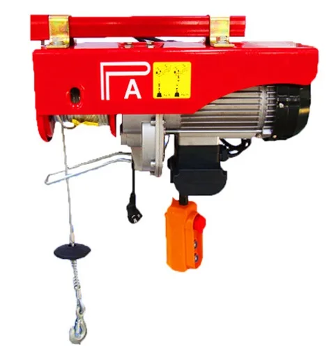 500-1000KG 12--30M 220V 50Hz 1-phase mini electric steel wire rope hoist, lifting PA mini block, crane equipment lifting