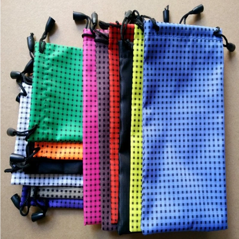 1000pcs/lot 18*9cm Glasses Case Eyewear Accessories Durable Dustproof Plastic Sunglasses Pouch Soft Eyeglasses Bag