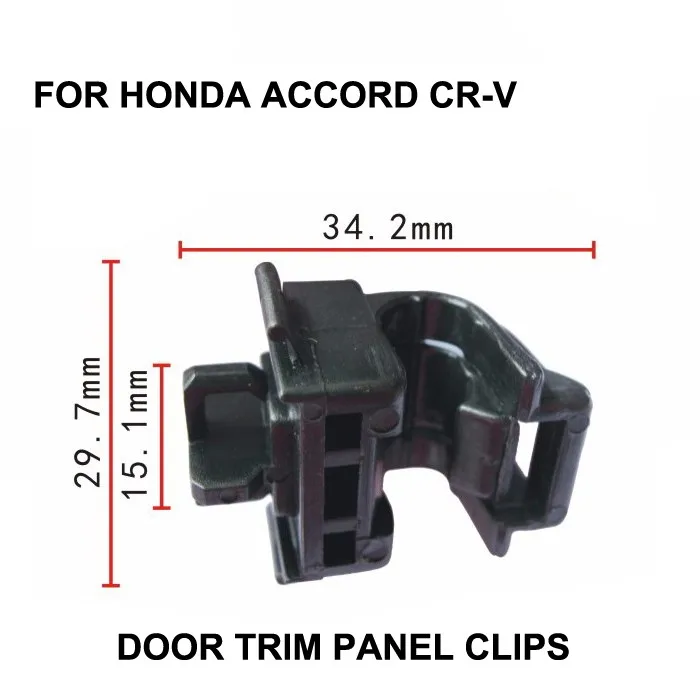 x10PCS FOR HONDA ACCORD CR-V PRELUDE NSX TL VIGOR HOOD PROP ROD HOLDER SUPPORT CLIP CLAMP NEW