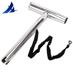 Boat Accessories Adjustable Silver Highly Polished Stainless Steel Adjustable Outrigger Stylish Rod Holder